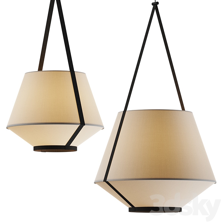 Forestier Carrie Pendant Lamps 3DS Max Model - thumbnail 1