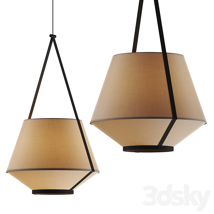 Forestier Carrie Pendant Lamps 3DS Max Model - thumbnail 2