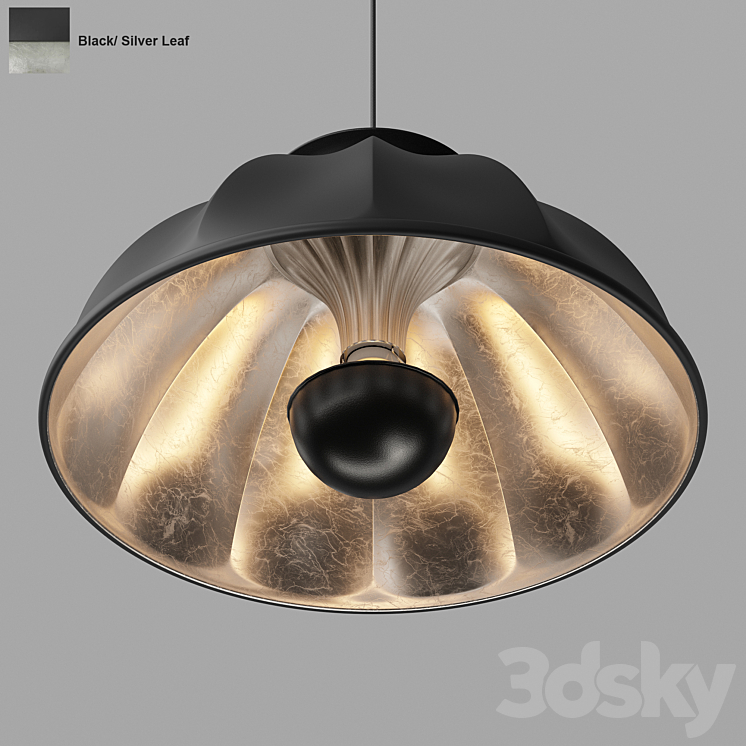 Fortuny Cupola Pendant Restoration Hardware 3DS Max Model - thumbnail 2