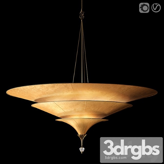 Fortuny icaro chandelier restoration hardware - thumbnail 1