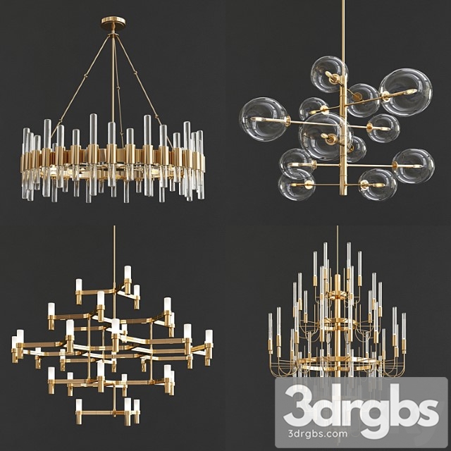 Four exclusive chandelier collection 11 - thumbnail 1