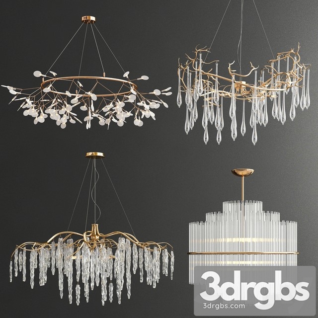 Four Exclusive Chandelier Collection 33 3dsmax Download - thumbnail 1