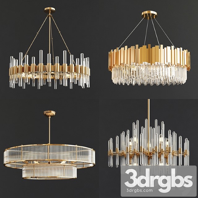 Four Exclusive Chandelier Collection 37 3dsmax Download - thumbnail 1