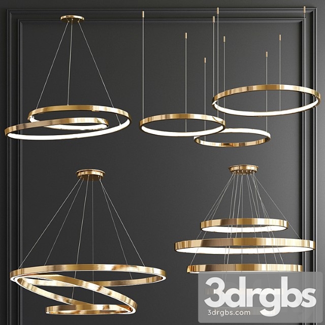 Four exclusive chandelier collection 42 rings - thumbnail 1