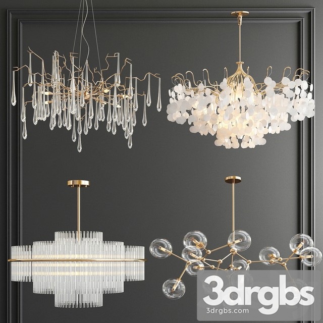 Four Exclusive Chandelier Collection 58 3dsmax Download - thumbnail 1