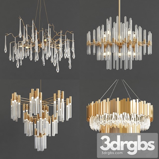 Four exclusive chandelier collection 8 - thumbnail 1