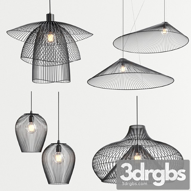 Four exclusive chandelier collection 80 3dsmax Download - thumbnail 1