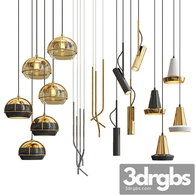 Four Hanging Lights 24 Exclusive 3dsmax Download - thumbnail 1