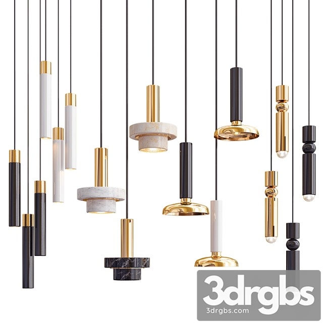 Four Hanging Lights 34 Exclusive 3dsmax Download - thumbnail 1