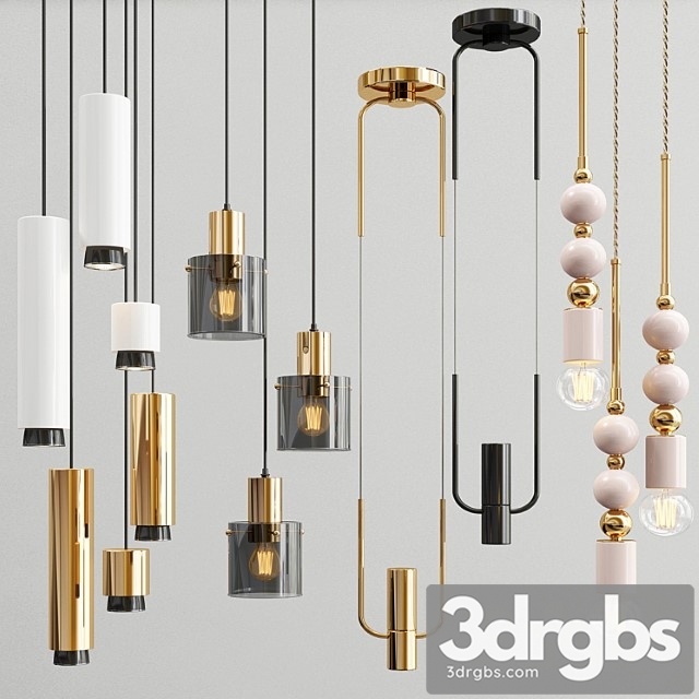 Four Hanging Lights 45 Exclusive 3dsmax Download - thumbnail 1