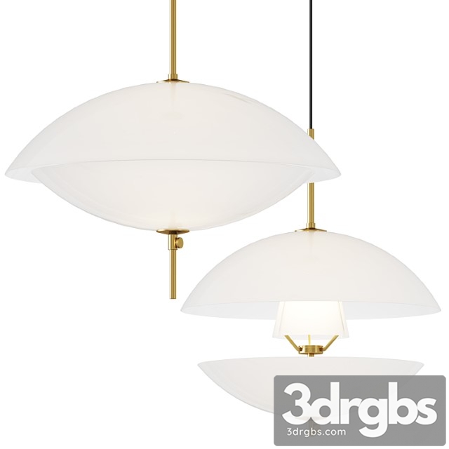 Fritz Hansen Clam Pendant 3dsmax Download - thumbnail 1