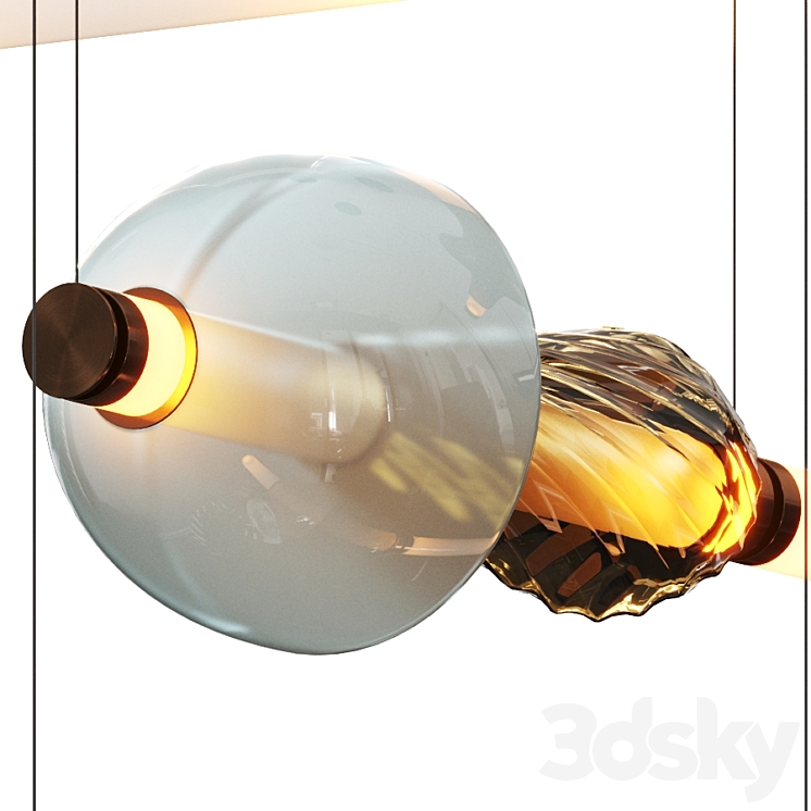 Gabriel Scott Luna Kaleido Pendant Lamps Complication 1 3DS Max Model - thumbnail 2