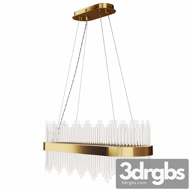 Garda decor. glass chandelier led 62gdw-901-800 3dsmax Download - thumbnail 1