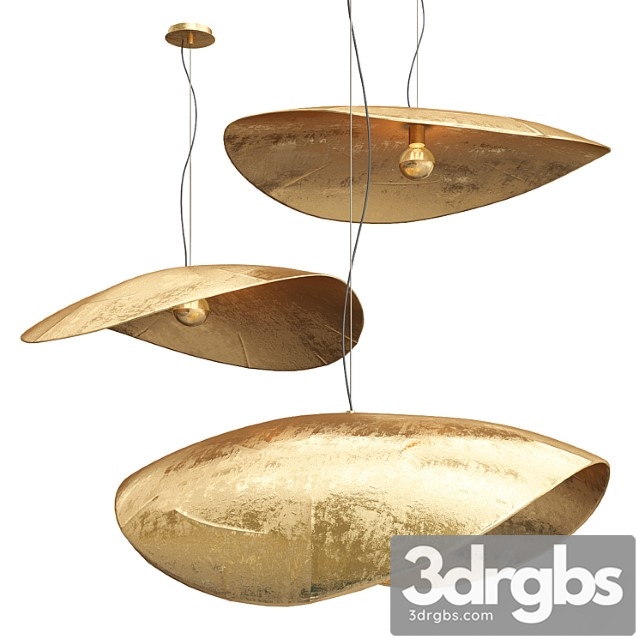 Gervasoni brass pendant – 3 shapes - thumbnail 1