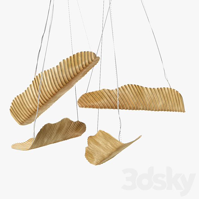 Ginger and Jagger Bananas Suspension Lamp 3DS Max Model - thumbnail 2