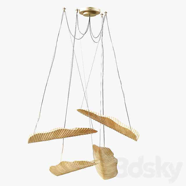 Ginger and Jagger Bananas Suspension Lamp 3DS Max Model - thumbnail 3