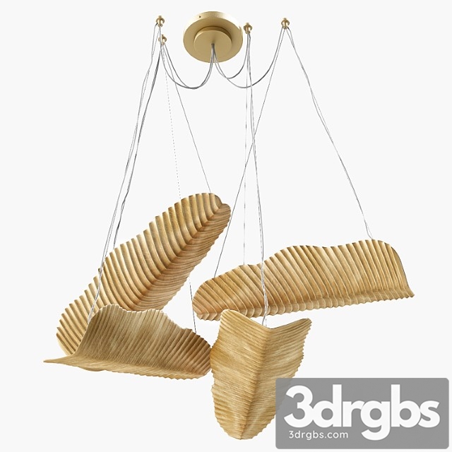 Ginger and jagger bananas suspension lamp 3dsmax Download - thumbnail 1