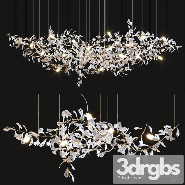 Gingko chandelier collection 3dsmax Download - thumbnail 1