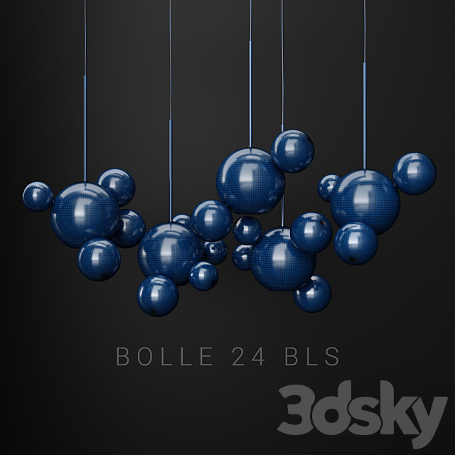 Giopato & Coombes Bolle 24 Bubble 2 Clear_gold 3DS Max Model - thumbnail 2