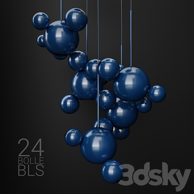 Giopato & Coombes BOLLE 24 bubble  Clear_black 3DSMax File - thumbnail 2