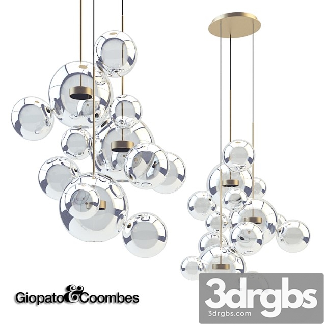 Giopato & coombes chandelier btc14c-pe1-bzbc 3dsmax Download - thumbnail 1