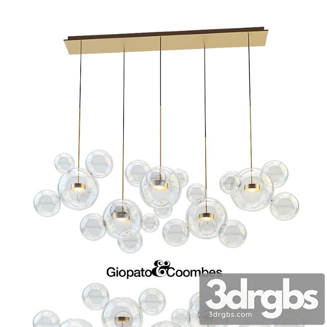 Giopato & coombes chandelier btc24z-pe1-bzbc - thumbnail 1