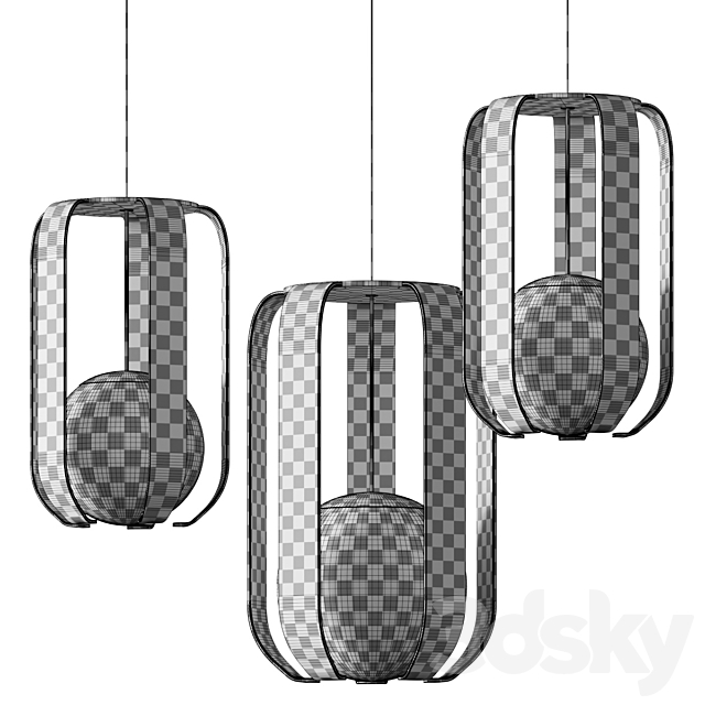 Giorgetti Inti Pendant Lamps 3DSMax File - thumbnail 3