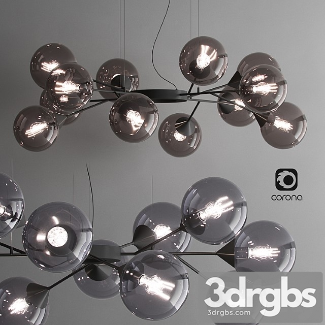 Giorgetti kendama 12 lamps 3dsmax Download - thumbnail 1