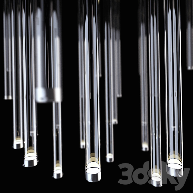 Glass Chandelier 3DSMax File - thumbnail 3