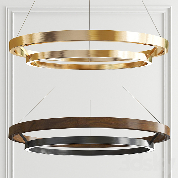 Grace ring chandelier 3DS Max - thumbnail 1