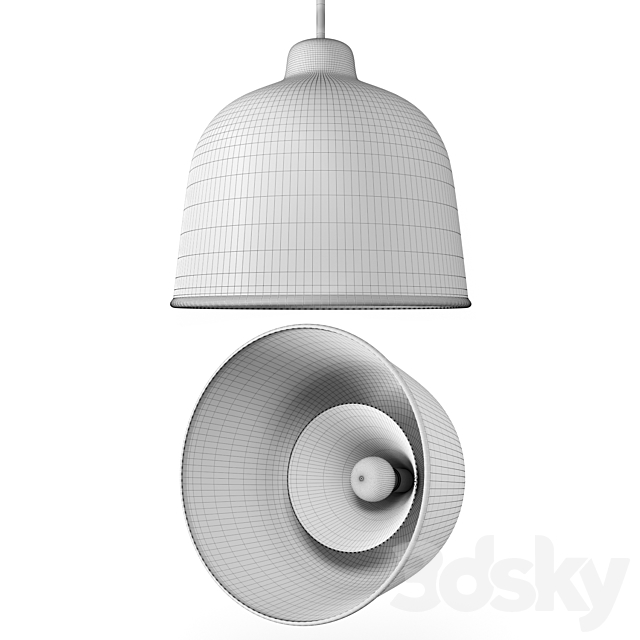 Grain pendant lamp 3DSMax File - thumbnail 2