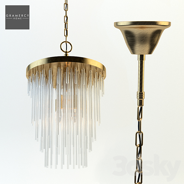 Gramercy Home – Frederic Chandelier 3DSMax File - thumbnail 1