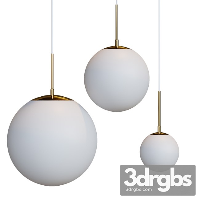 Grant pendant light – brass - thumbnail 1