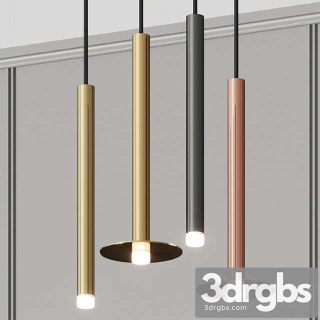 Grok candle pendant lamps 3dsmax Download - thumbnail 1