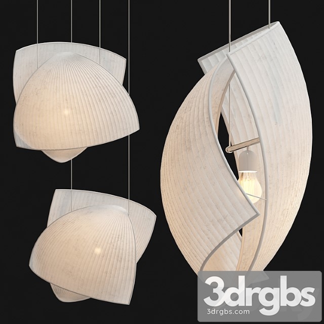 Grok voiles pendant lights - thumbnail 1