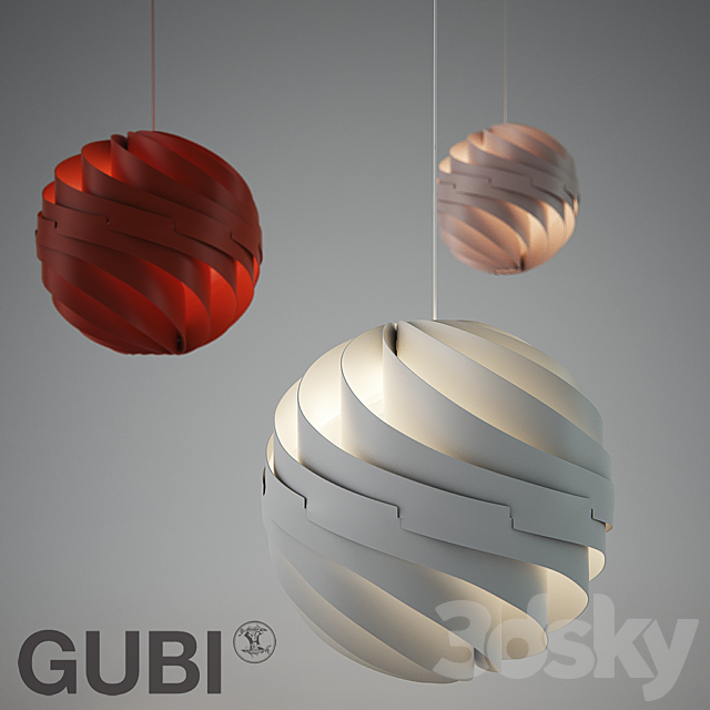 Gubi _ Turbo pendant L by Louis Weisdorf 3DSMax File - thumbnail 1