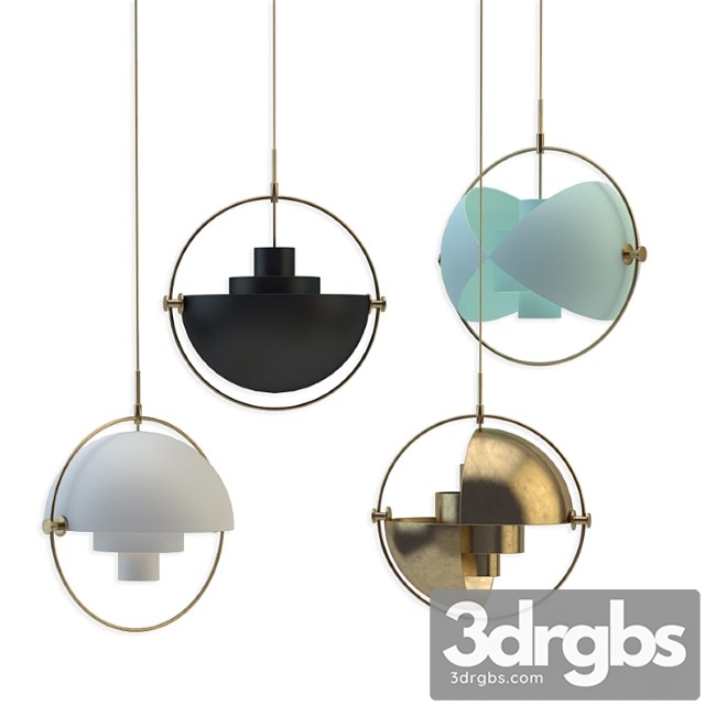 Gubi multi-lite pendant 3dsmax Download - thumbnail 1