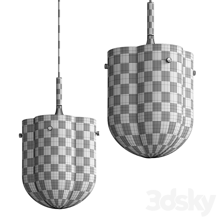 Gubi Seine Pendant Lamp 3DS Max Model - thumbnail 2