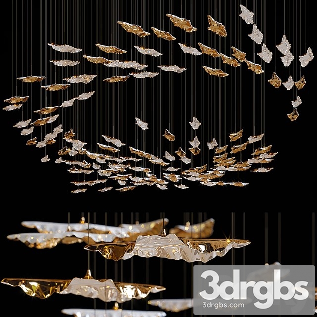 Haberdashery Luxury Leaf Fall 3dsmax Download - thumbnail 1