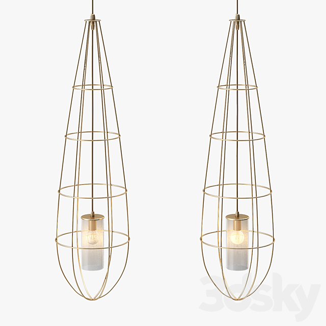 Hamilton Conte Zeppelin Pendant Light 3DSMax File - thumbnail 2