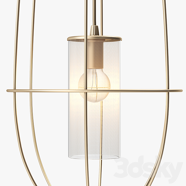 Hamilton Conte Zeppelin Pendant Light 3DSMax File - thumbnail 3