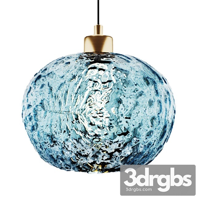 Hand blown rustic seeded glass light 3dsmax Download - thumbnail 1