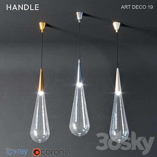 Handlestudio ART DECO 19 3DSMax File - thumbnail 1