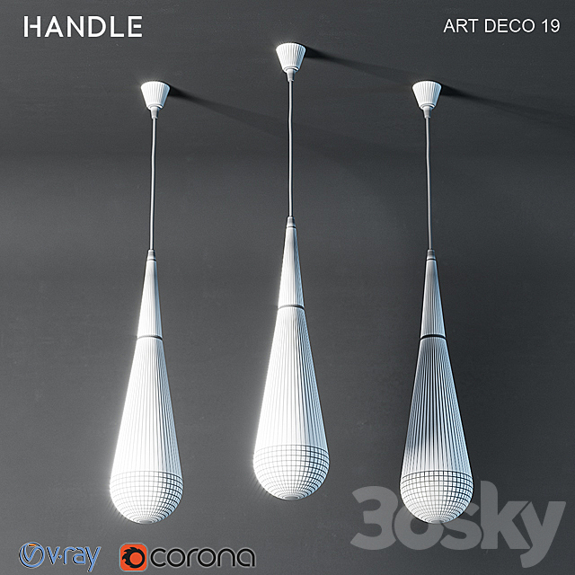 Handlestudio ART DECO 19 3DSMax File - thumbnail 2