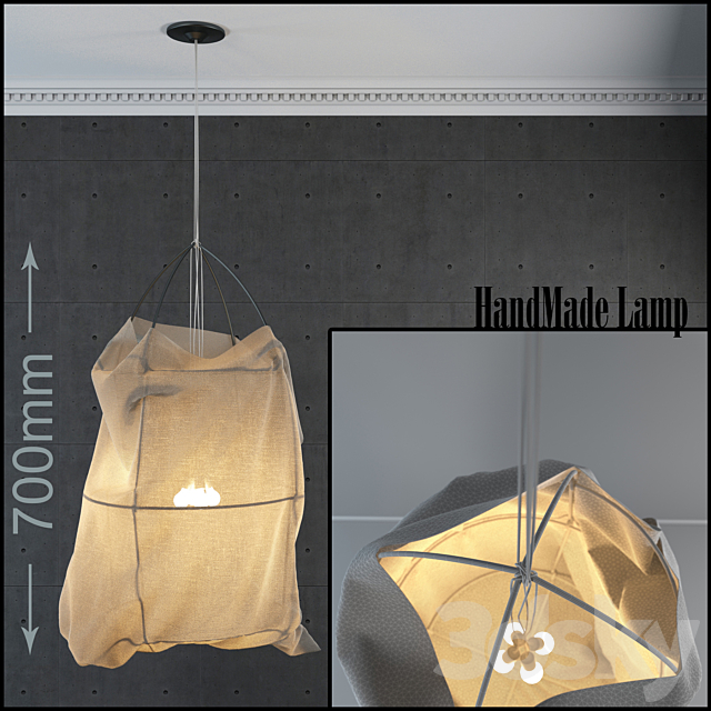 HandMade Lamp 3DSMax File - thumbnail 1