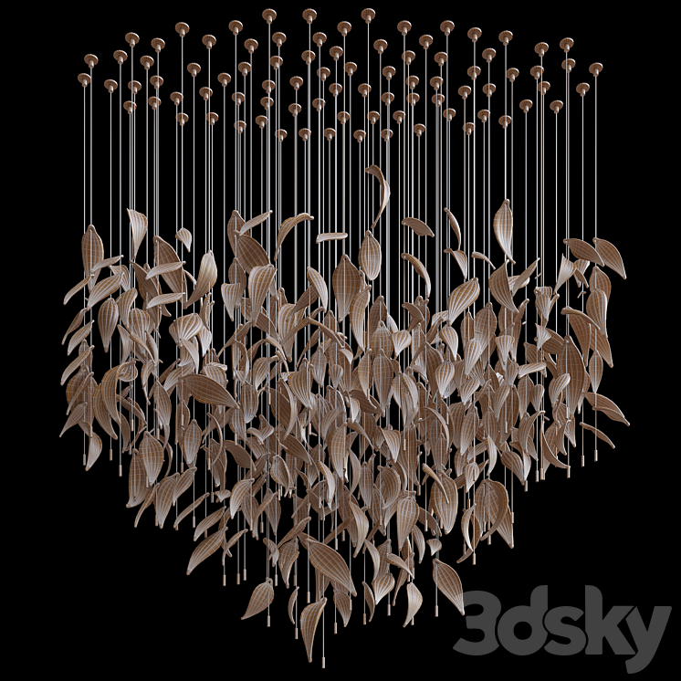 Hanging Arrangement Vargov Design – Willow 3DS Max Model - thumbnail 2