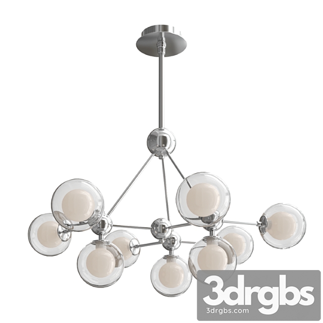 Hanging Chandelier Chrome 14439 C 3dsmax Download - thumbnail 1