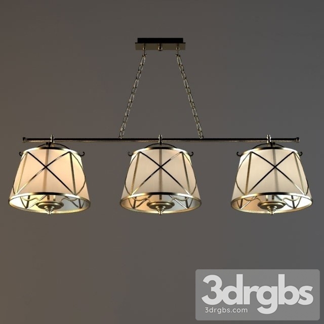 Hanging chandelier Dresden Citilux 3dsmax Download - thumbnail 1