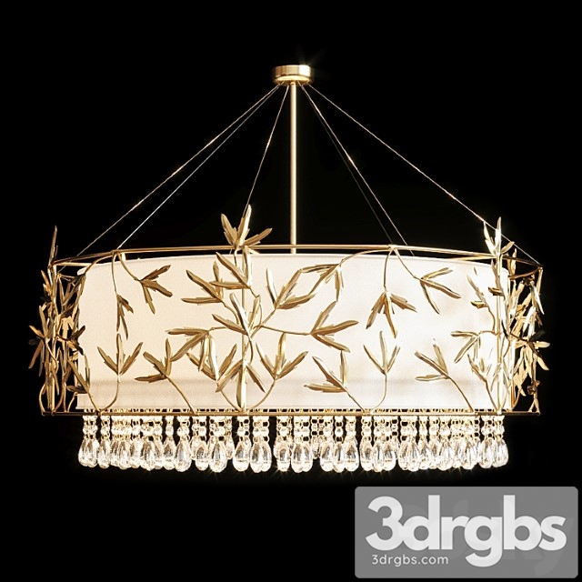 Hanging chandelier marijuana tredici 3dsmax Download - thumbnail 1