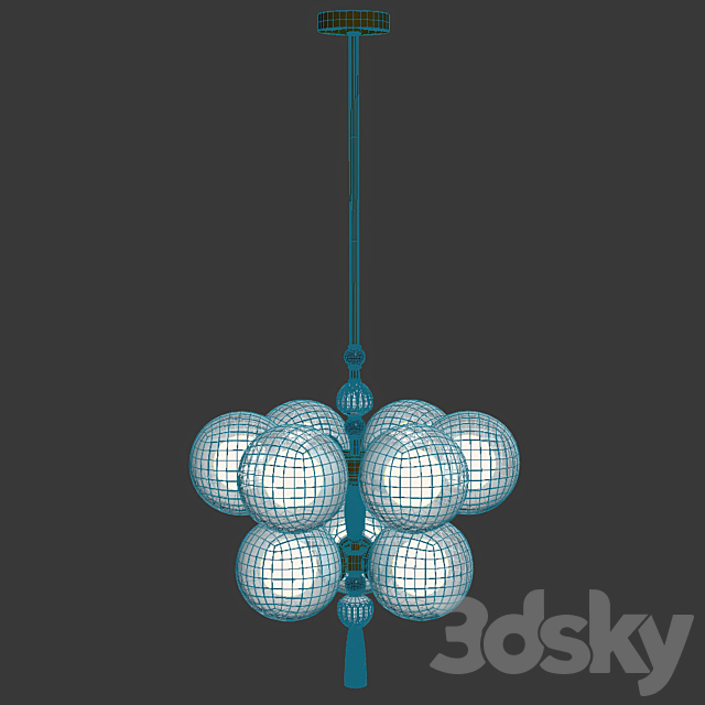 Hanging chandelier Odeon Light Exclusive Palle 5405_9 3ds Max - thumbnail 3